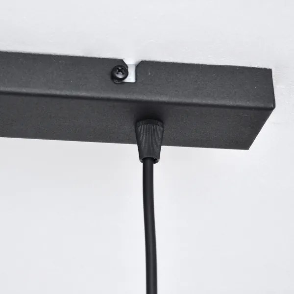 LED Lustră pe cablu VOLTA 2xE27/15W/230V neagră/aurie