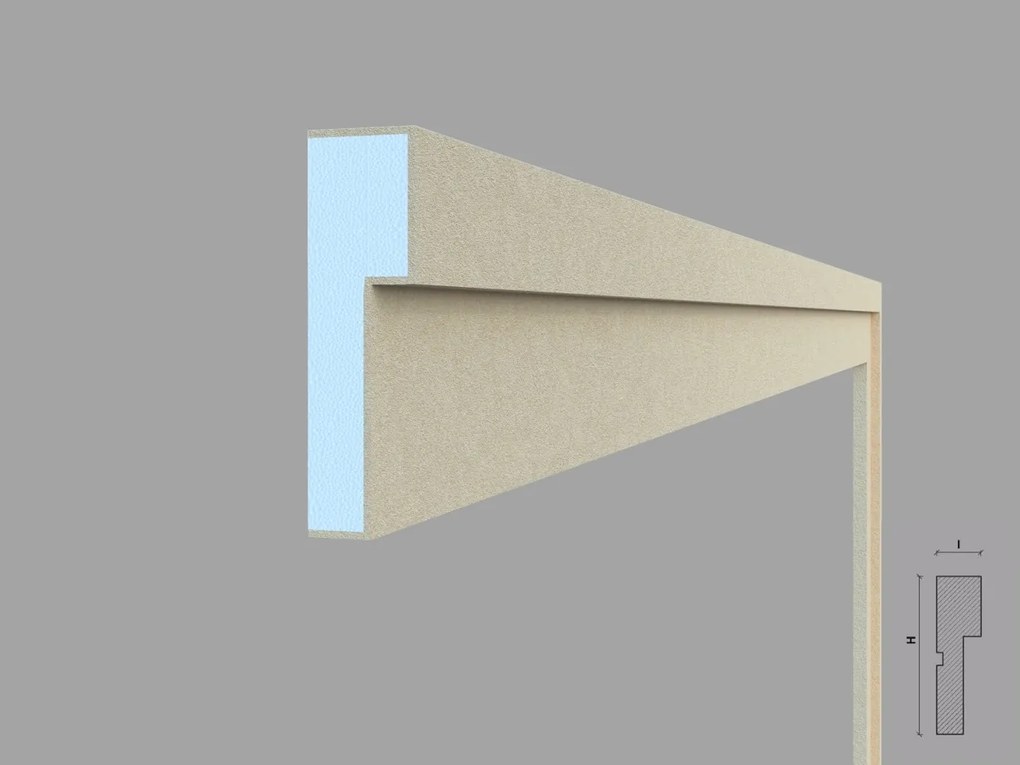 Ancadrament fereastra exterior FP111 dimensiuni 125x35x2000mm