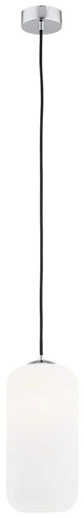 Pendul sticla design decorativ KALIMERA 14cm alb opal