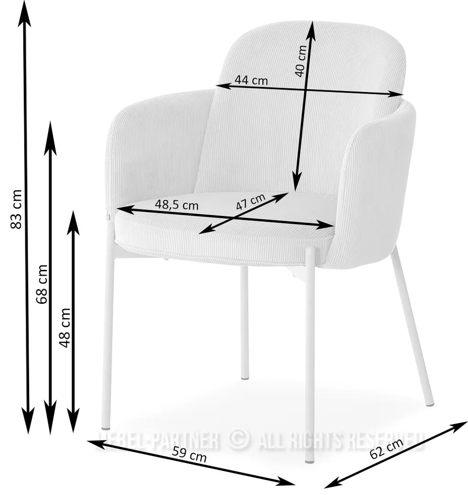 Scaun Omar (gri + negru). 1111235