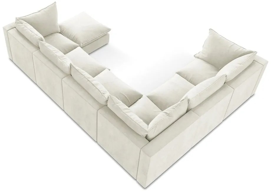 Colțar bej (cu colț pe partea stângă/în formă de "U") Manao – Makamii