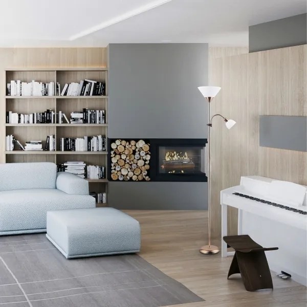 Lampadar Rabalux 4065 ACTION 1xE27/100W + E14/25W