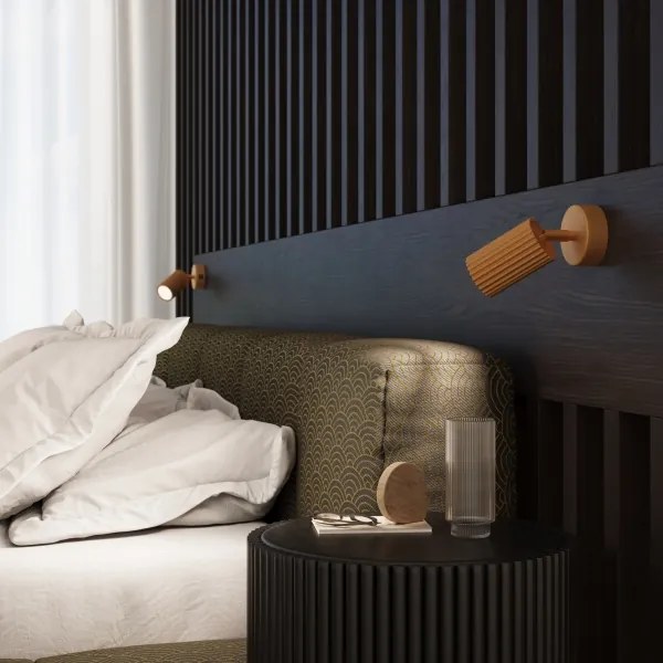 Spot de perete Sollux SL.1560 KARBON 1xGU10/10W/230V auriu