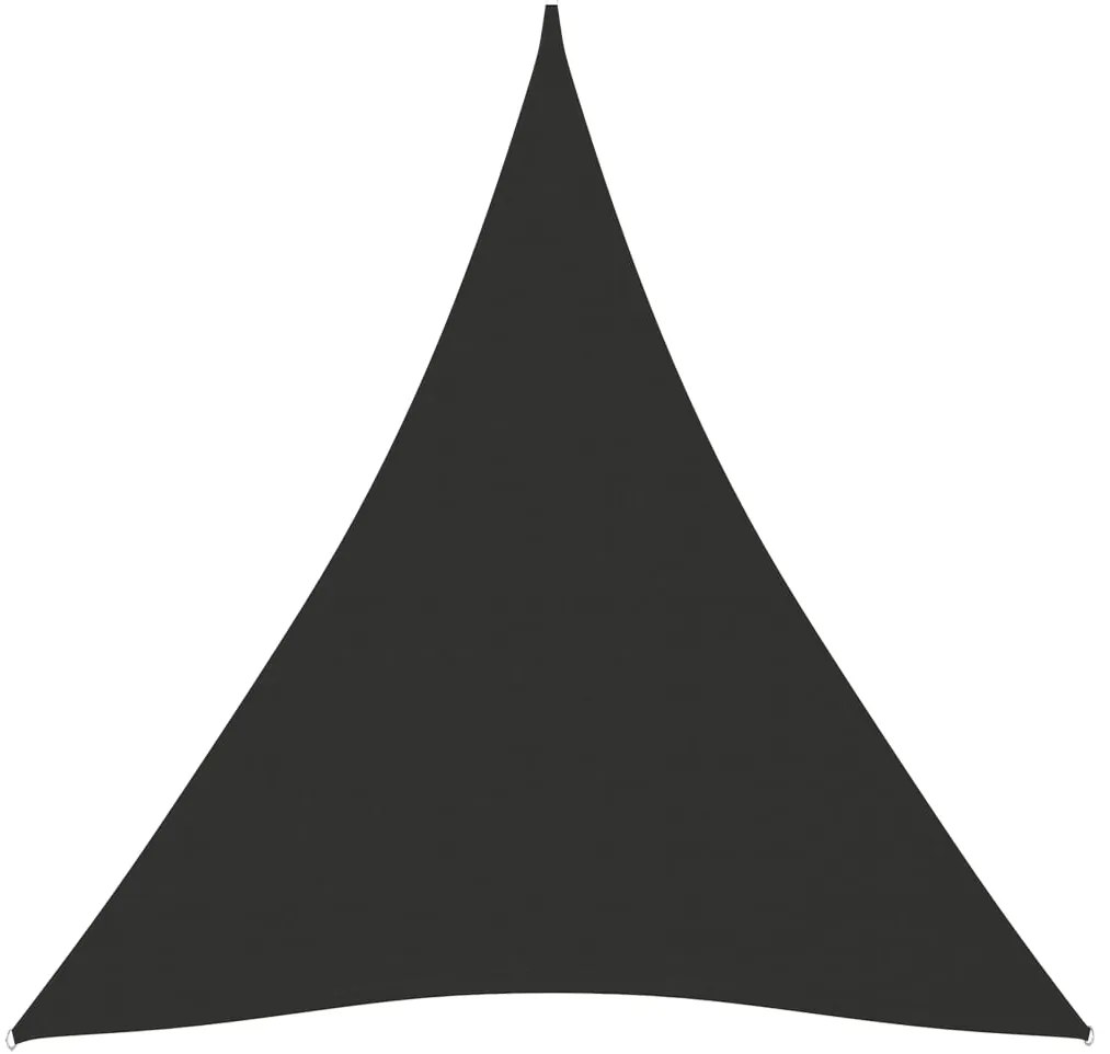 vidaXL Parasolar, antracit, 4x5x5 m, țesătură oxford, triunghiular