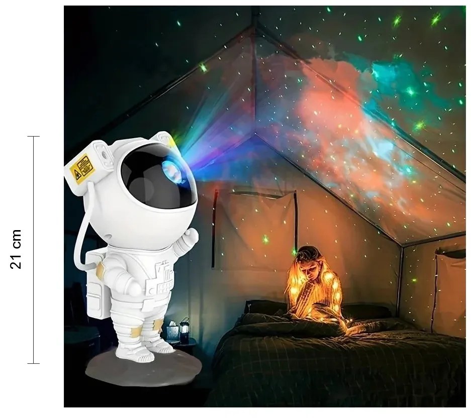 Proiector de stele Astronaut cu telecomanda