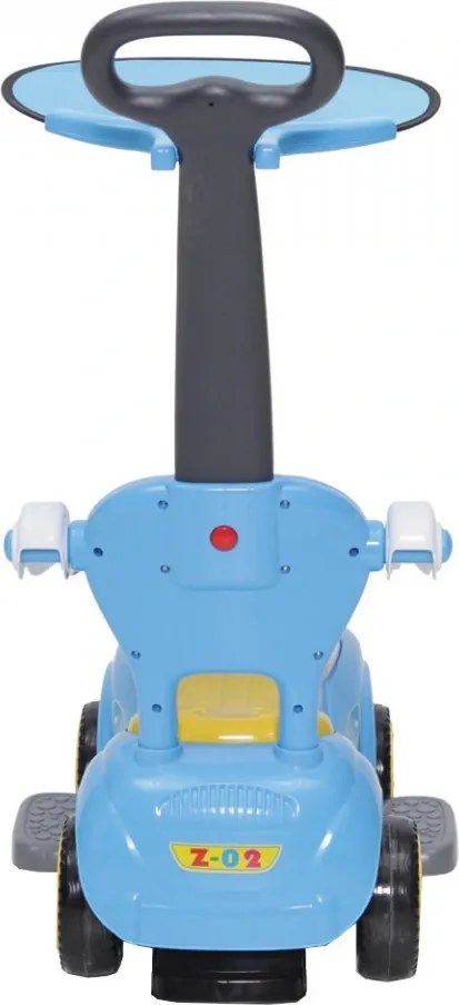Masinuta copii si bebe NOVOKIDS™ Baby Panda Rider , Cu melodii si sunete, Maner de impins pentru parinti detasabil, Copertina de protectie