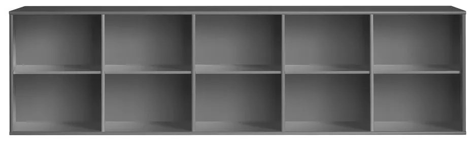 Bibliotecă gri antracit suspendată 220x61 cm Mistral – Hammel Furniture