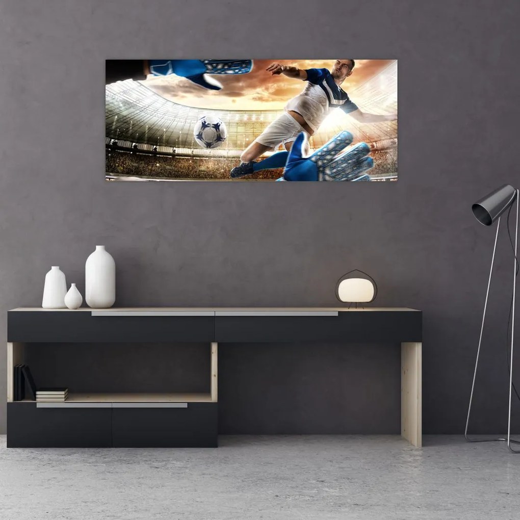Tablou - Fotbalist (120x50 cm)