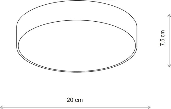 Brilagi - Plafonieră LED RGBW dimmabilă CLARE 1xE27/9W/230V Wi-Fi bej