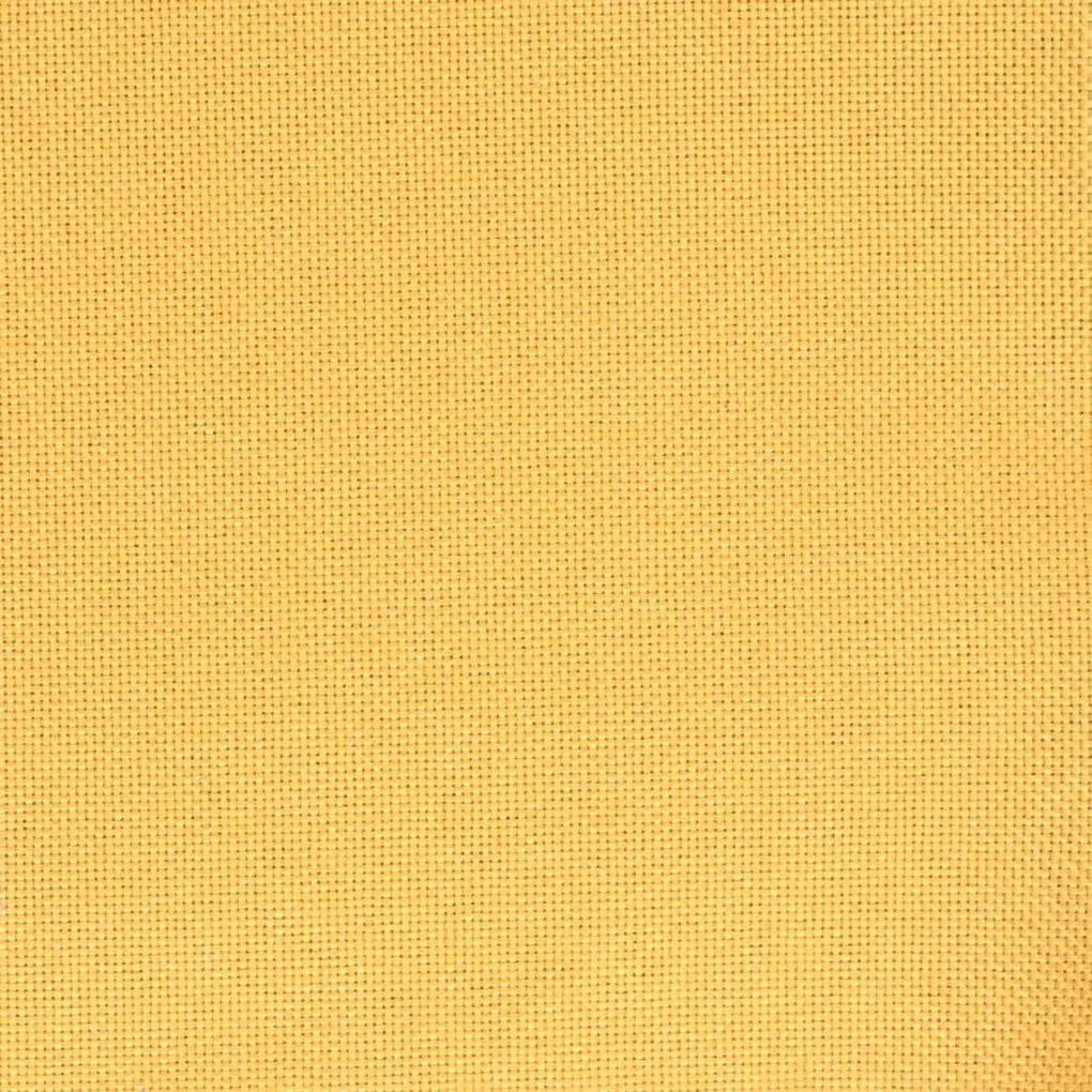 Scaun de birou pivotant, galben, material textil 1, Galben