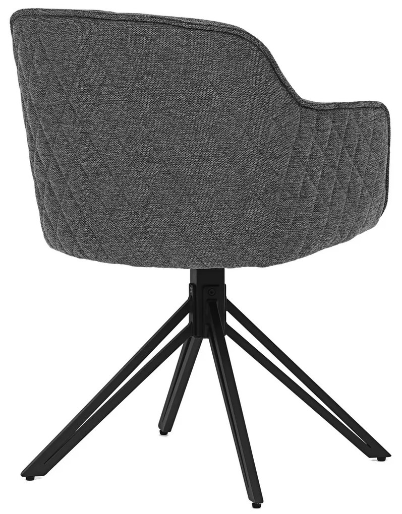 Set de scaune de sufragerie cu mecanism deîntoarcere HC-533 GREY2, 2 buc.