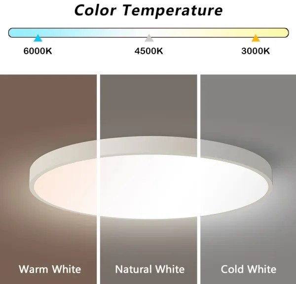 Plafonieră LED dimabilă Immax NEO 07253L SEMPLICI 60W/230V Wi-Fi Tuya alb + telecomandă