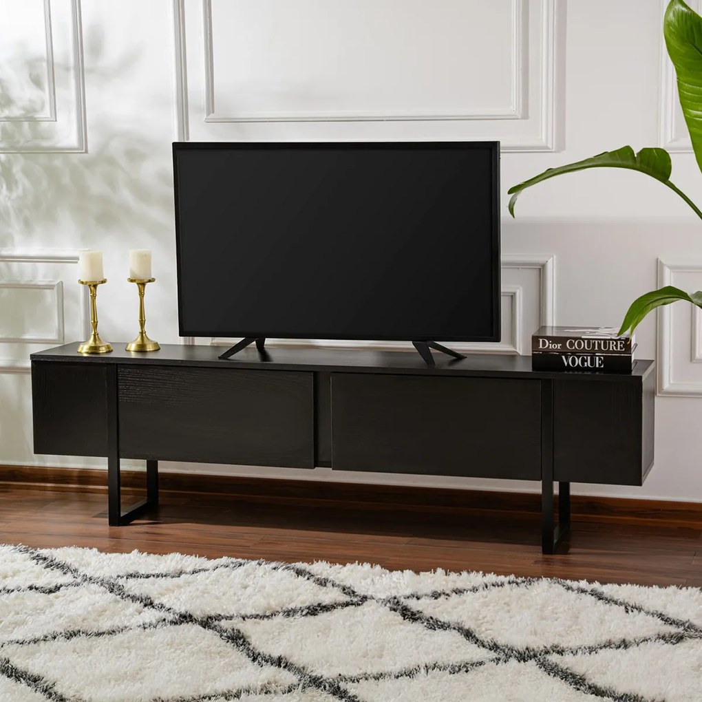 Masă TV Serenity Wood Negru