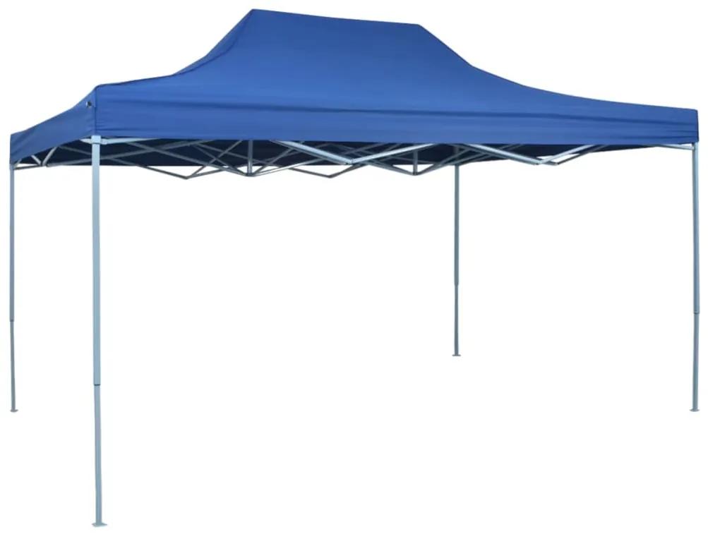 Foldable tent pop-up 3x4,5 m blue