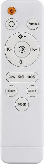 Rabalux 71349 - Plafonieră LED dimabilă MONIRA LED/34W/230V 3000-6500K Ø 39 cm + telecomandă