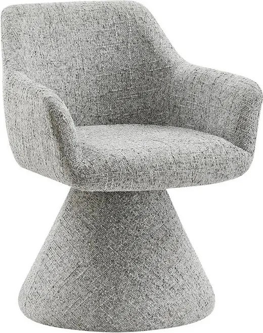 Scaun pivotant AMBIENTO tesatura Chenille gri