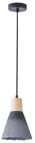 Lustră pe cablu 1xE27/15W/230V gri