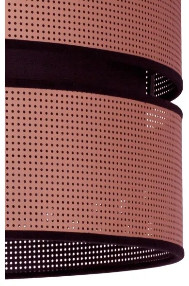 Lustră pe cablu COPPER Duolla SHINY 1xE27/15W/230V d. 40 cm cupru/negru