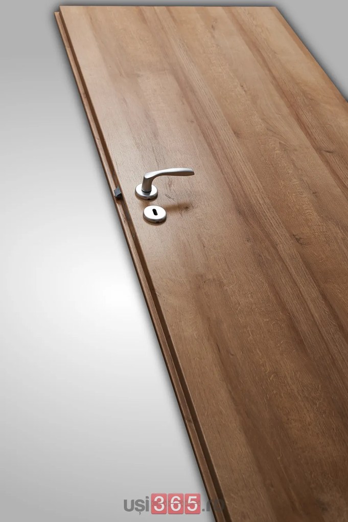 Usa HDF cu toc reglabil din MDF PAL - Colectia Basic Toc fix semirotund 90mm, Stejar