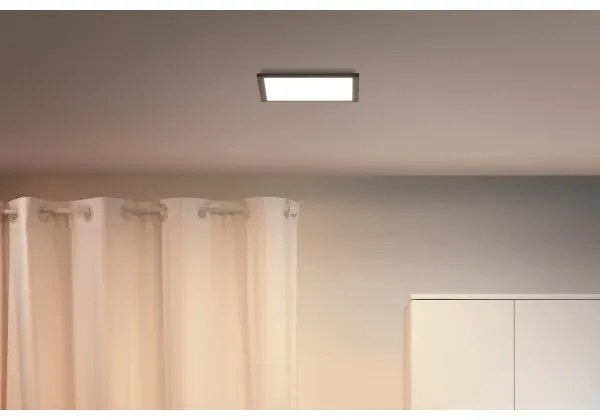 WiZ - Plafonieră LED SUPERSLIM dimabilă 12W 230V negru Wi-Fi