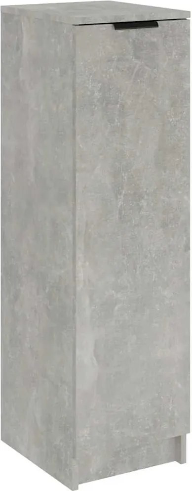 vidaXL Pantofar, gri beton, 30x35x100 cm, lemn compozit