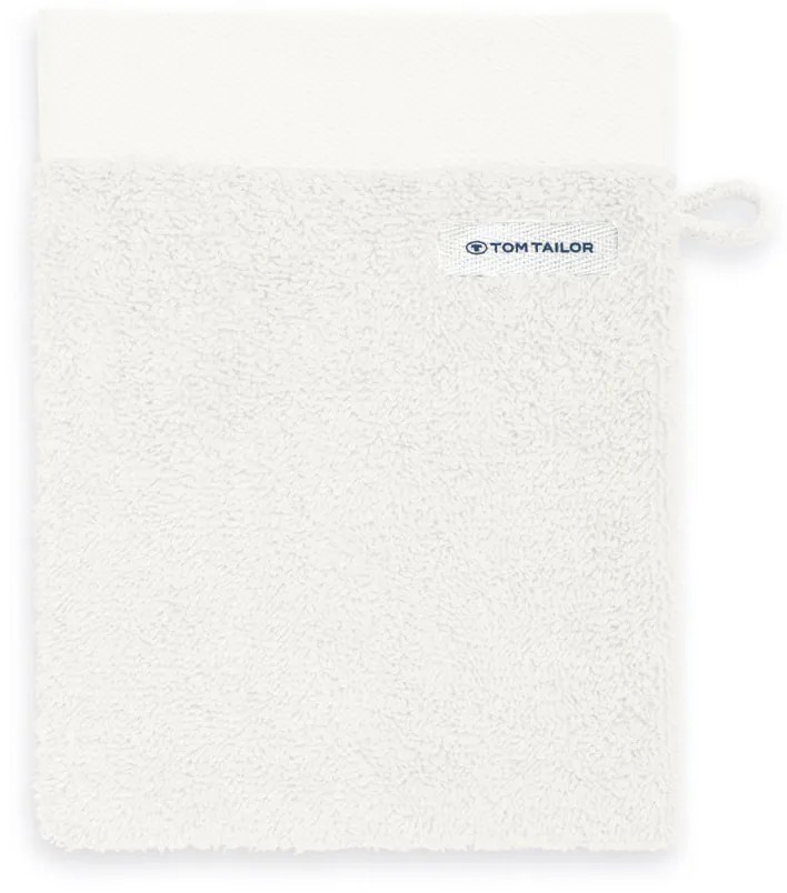 Prosop de spălat Tom Tailor Crisp White, 16 x 21 cm, set de 6 bucăți