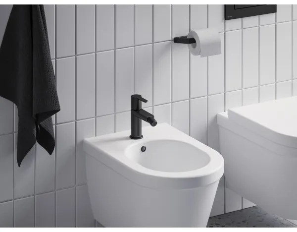 Baterie bideu Ravak X070189 cu sistem de scurgere PURI, neagră