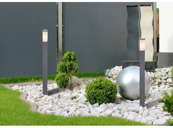 Lampă de exterior Globo 3159A BOSTON 1xE27/60W/230V IP44 110 cm antracit