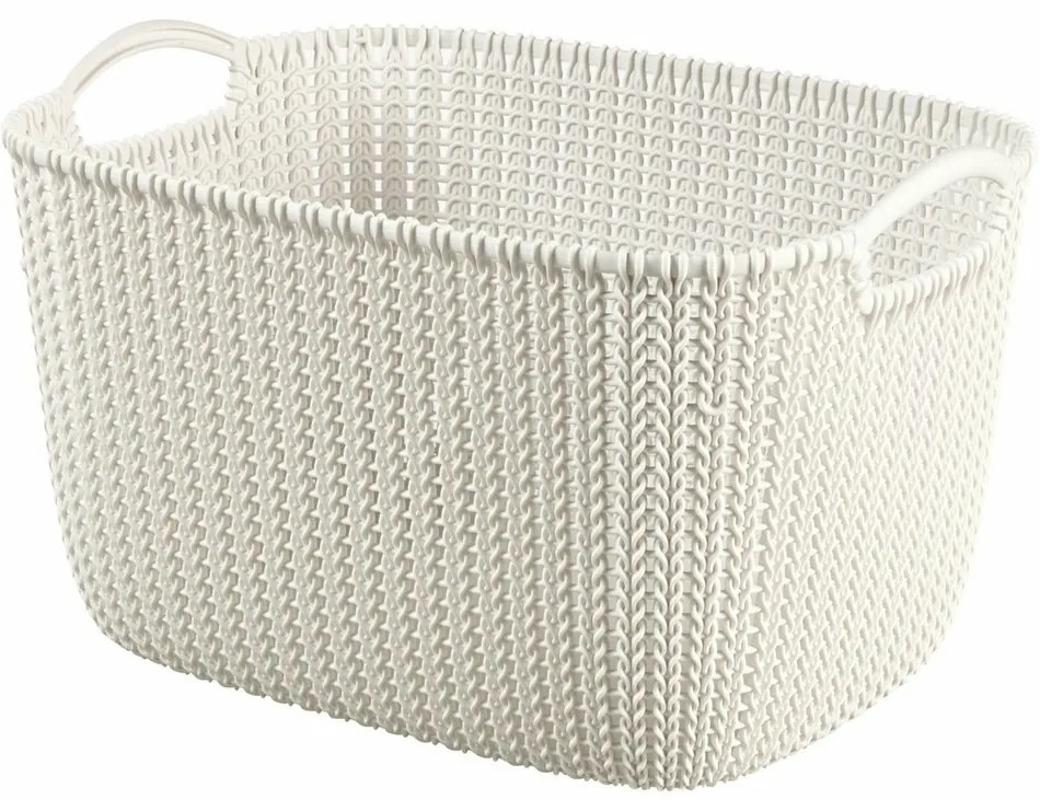 Cutie de depozitare Curver Knit 19 l, crem, 19 l