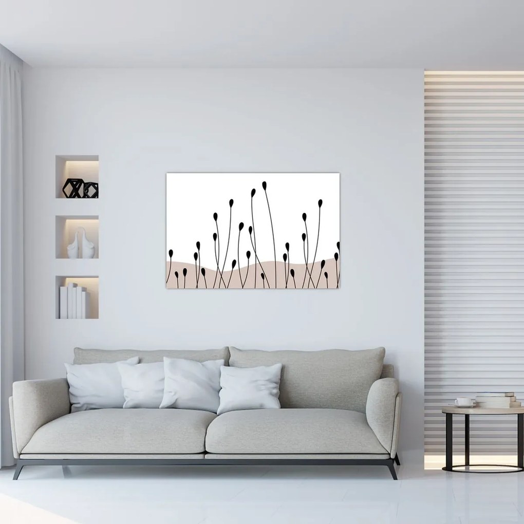 Tablou - Pajiște grafică N⁰1 (90x60 cm)