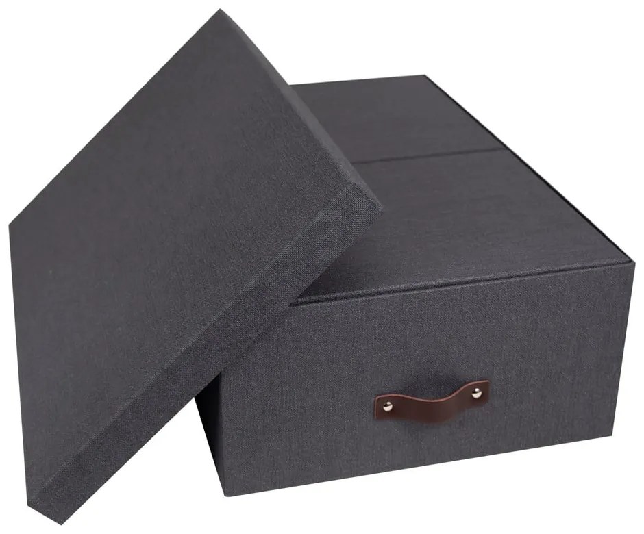 Set 3 cutii de depozitare Bigso Box of Sweden Inge, negru