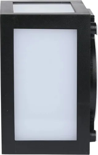 Aplică de perete pentru exterior cu LED/12W/230V 3000K IP65 neagră