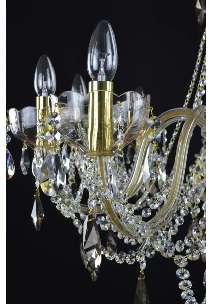 Wranovsky JWZ121102100 - Lustră de cristal pe lanț ZENITH 10xE14/40W/230V