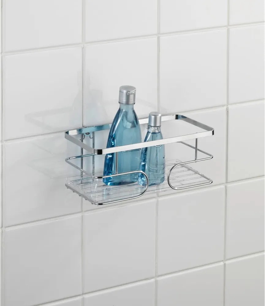 Raft de perete din oțel inoxidabil Wenko Premium, înălțime 10 cm