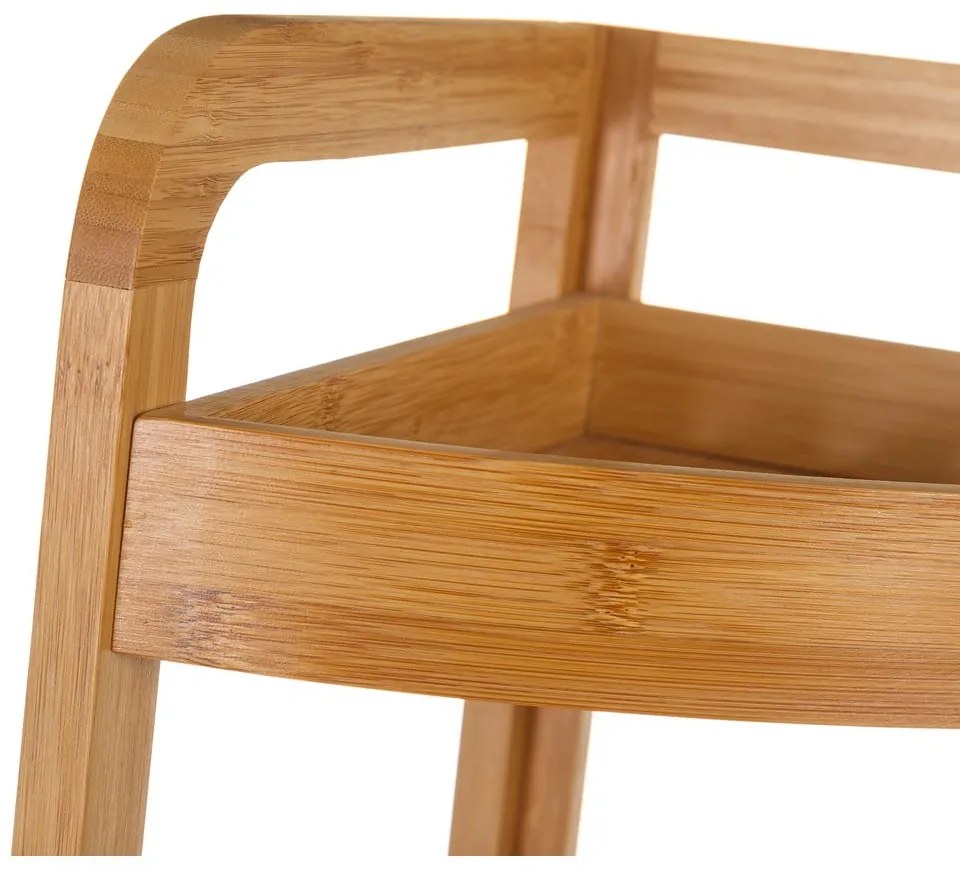 Suport etajat de colț Casa Selección Bamboo, bambus