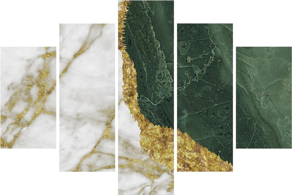 Tablou - Marmură verde N⁰3 (150x105 cm)