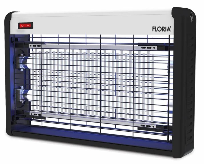 Aparat electric anti-insecte Zilan ZLN7064 negru, doua lampi cu UV, buton de pornire si oprire