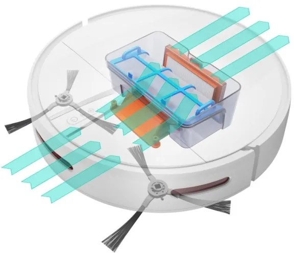 Niceboy ION Charles i4 - Aspirator robot 2în1 4400 mAh Wi-Fi alb + DO