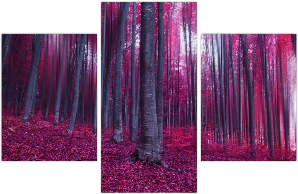 Tablou - Pădurea roz (90x60 cm)