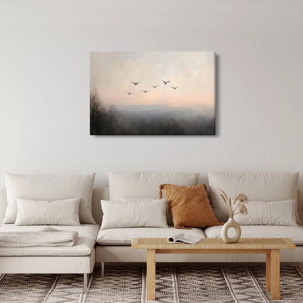 Tablou - Stol de păsări (90x60 cm)