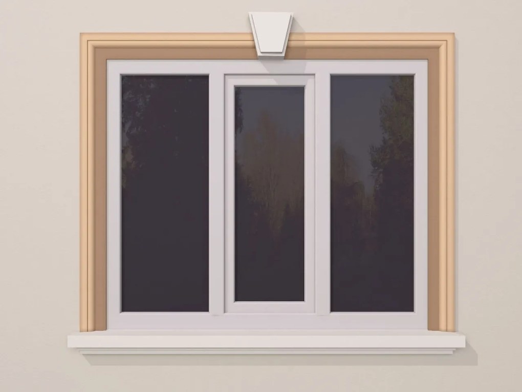 Ancadrament fereastra exterior FP139 dimensiuni 140x35x2000mm
