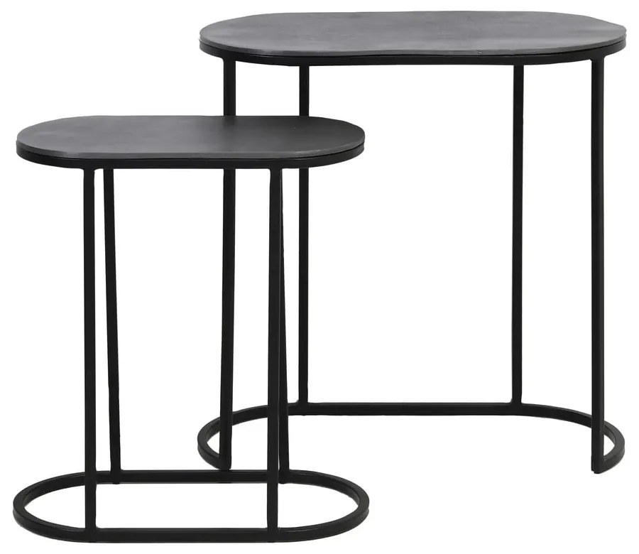 Măsuțe auxiliare 2 buc. din metal 26x53 cm Bocov – Light & Living