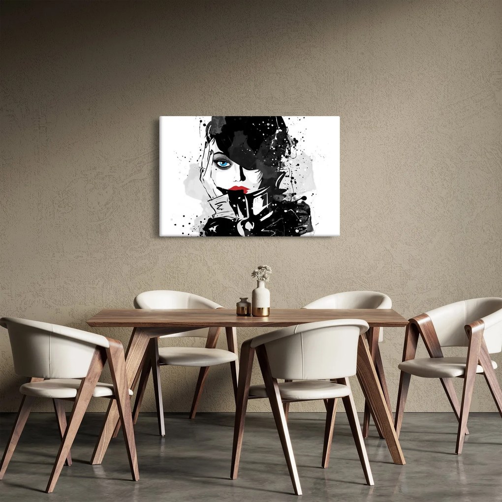 Tablou - Femeia misterioasă (90x60 cm)