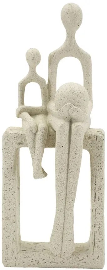 Mauro Ferretti Statuetă Maternitate Cu Pietre, 10 X 7,5 X 26 Cm | Aosom Romania