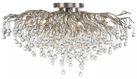 Paul Neuhaus 8092-55 - lustră aplicată ICICLE, 14xG9/40W/230V, Ø 100 cm, crom