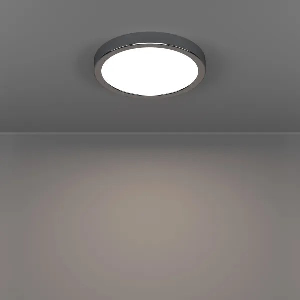 Eglo 901763 - Plafonieră LED pentru baie FUEVA LED/11,5W/230V Ø21,1 cm IP44 crom