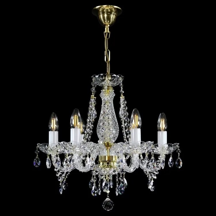 Candelabru Cristal Bohemia Exclusive 6 brate, diam. 48cm Magda VI CE