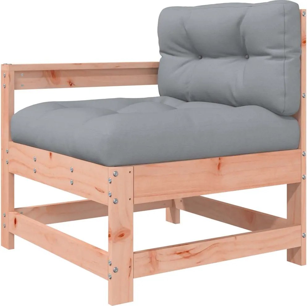 vidaXL Scaun de grădină cu perne, lemn masiv douglas