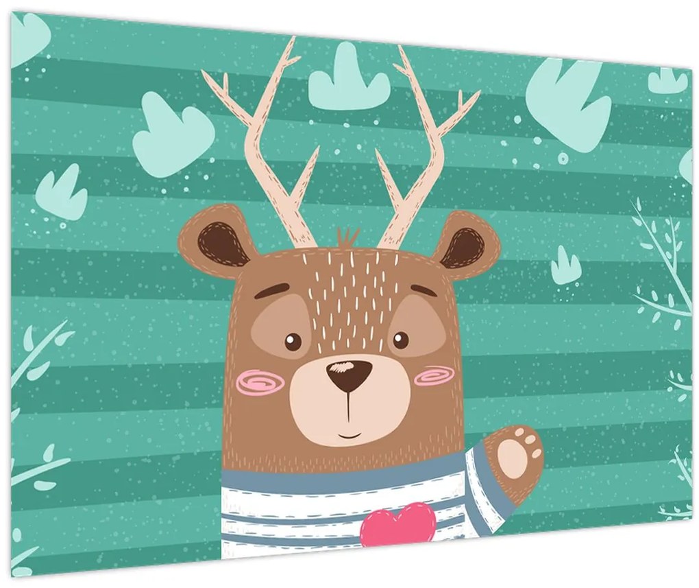 Tablou - Cerbul mic (90x60 cm)