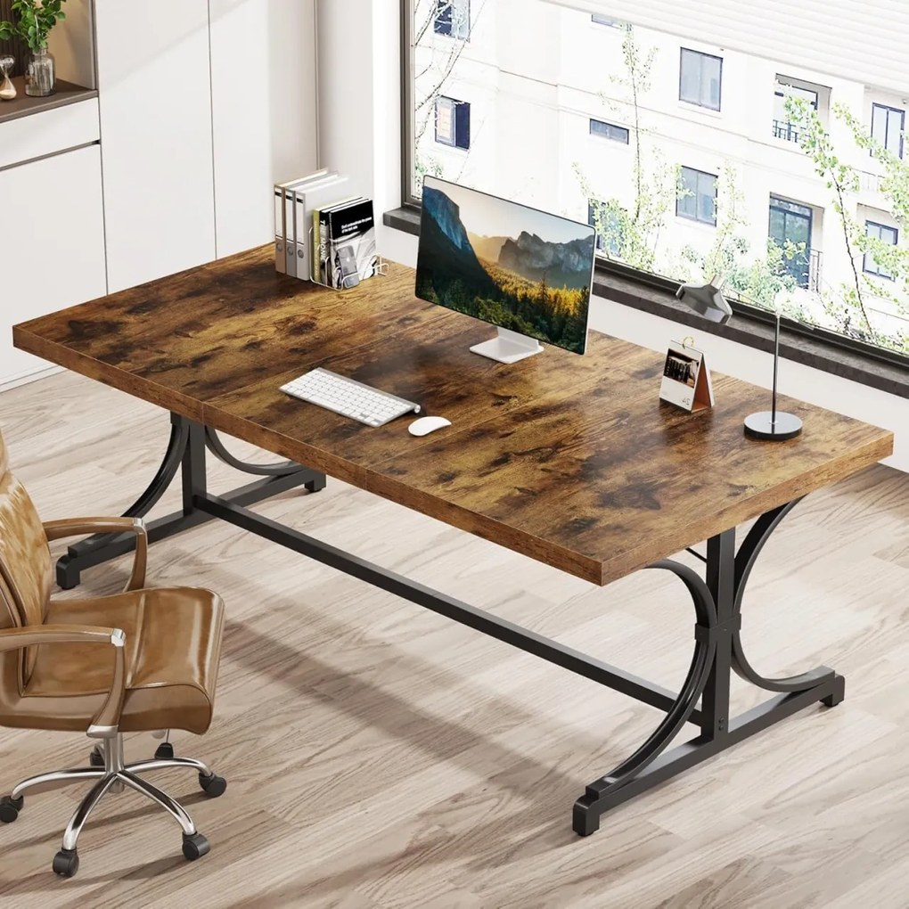 BII208 - Masa de Birou 160 cm, office, sala conferinta, stil industrial - Maro